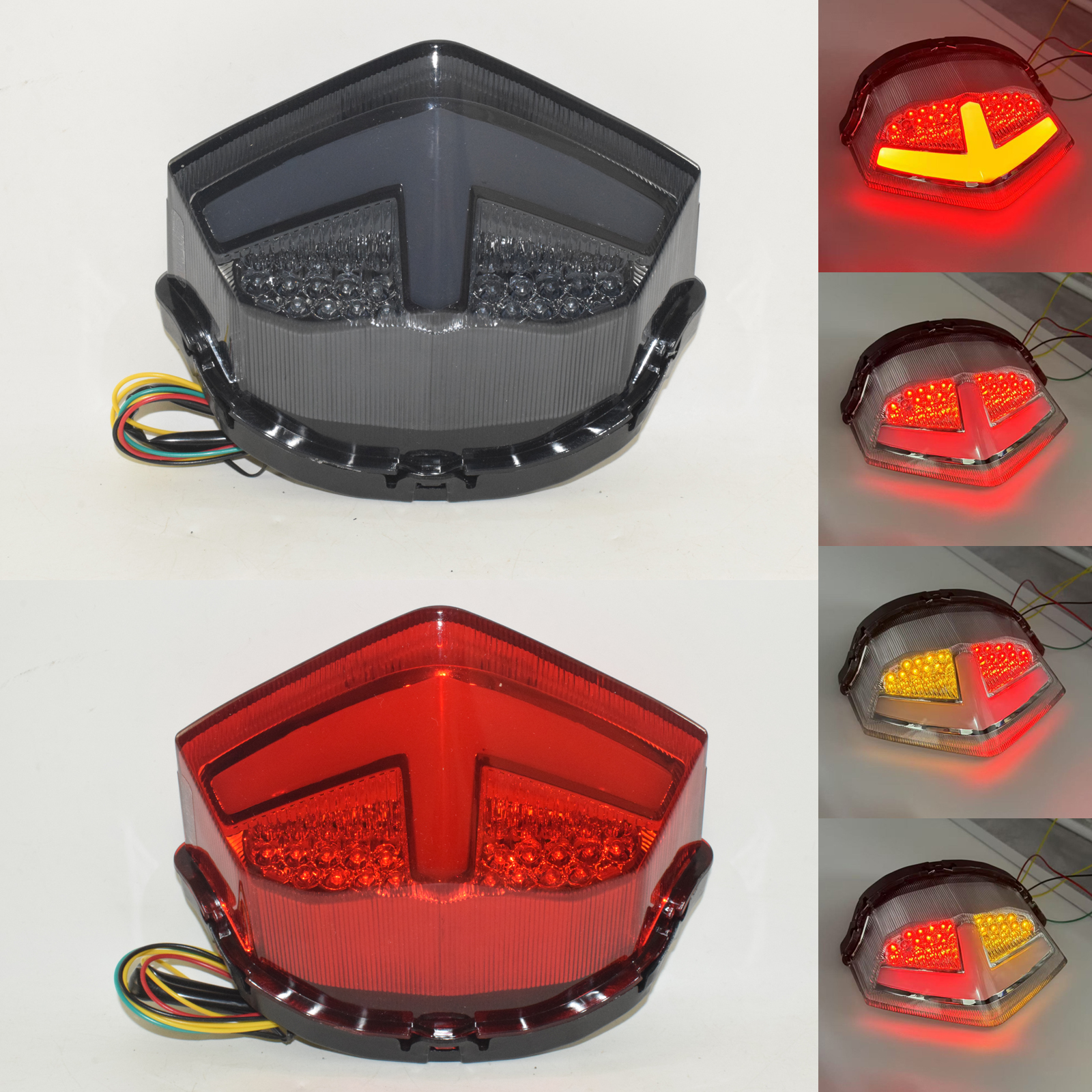 TAORIDER-MOTO E マーク LED 統合ウインカーテールライトテールブレーキターンシグナルライトホンダ CBR1000RR CBR 1000 RR SP 2017-2025