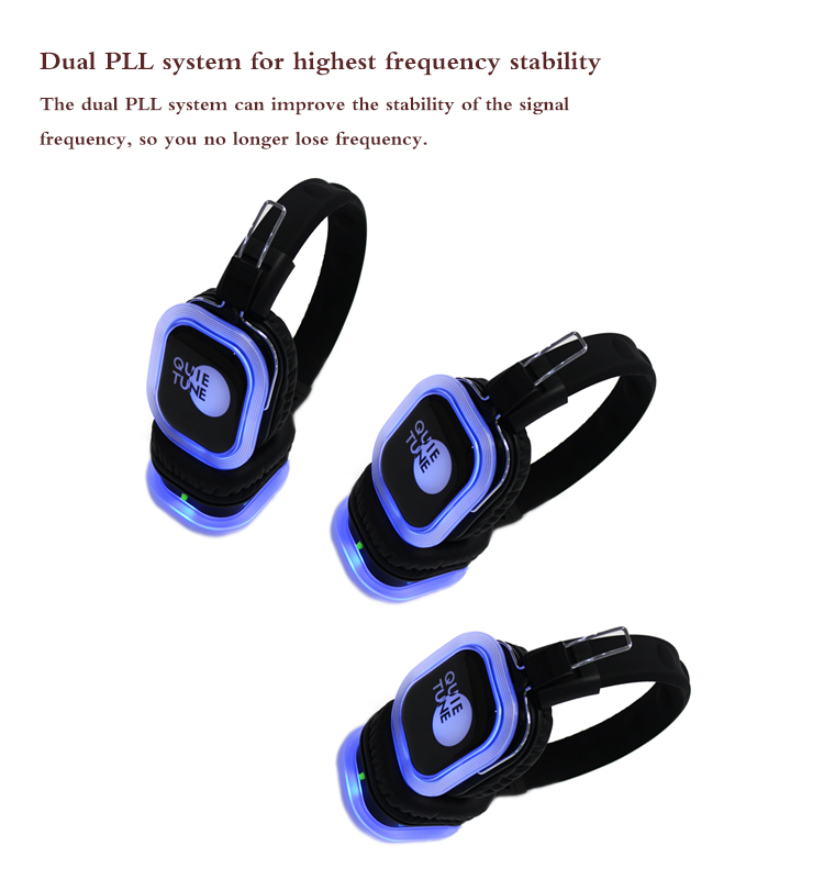 F39 イヤホン サイレント ディスコ ヘッドフォン ハッシュ パーティー DJ ステレオ ヘッドフォン フィットネス レンタル ヘッド セット マイク付き カスタム ロゴ周波数