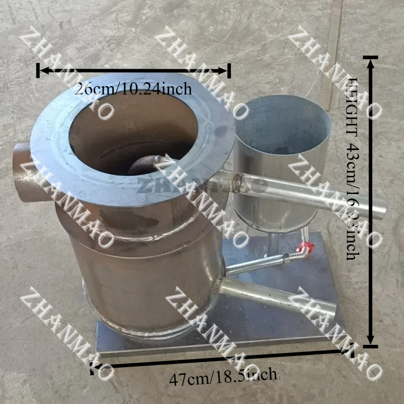 熱風ストーブ 二層温風廃油蒸発炉 二層加熱加温高速廃油加熱炉