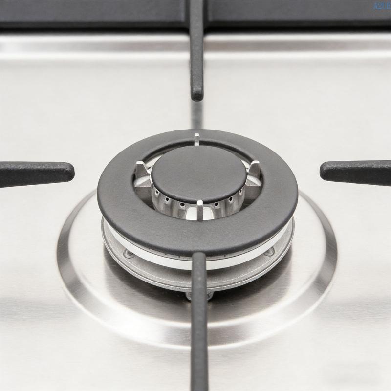 A2UE クックトップバーナーヘッドセット ディバイダーとベース付き 効率的な燃焼金属構造 家庭用キッチン用の安定したデザイン