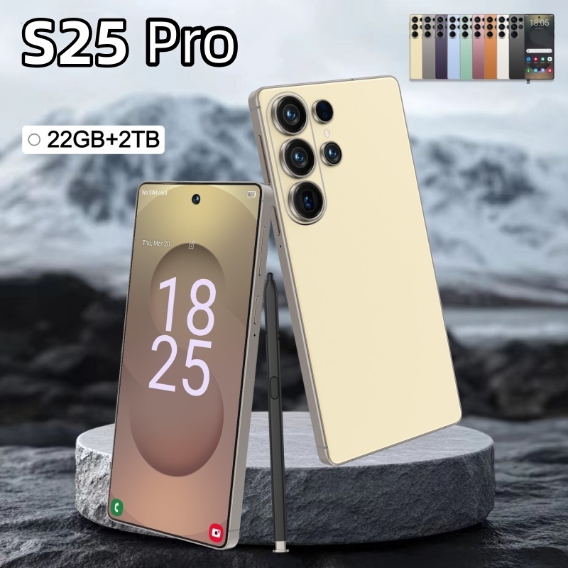 SURGAZE 新しい S25 Pro スマートフォンウルトラ 6.6 インチインテリジェント 4G 5G デュアルカードデュアルスタンバイ Android システム 12GB 512GB グローバルバージョン