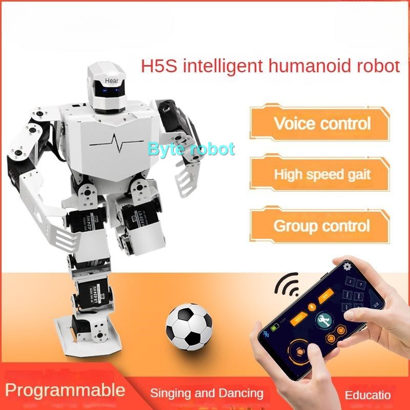16 DOF ヒューマノイドロボット組み立て RoboSoul H5S プログラマブルロボットキット教育ウォーキング歌うダンスロボットエンターテイメントロボット
