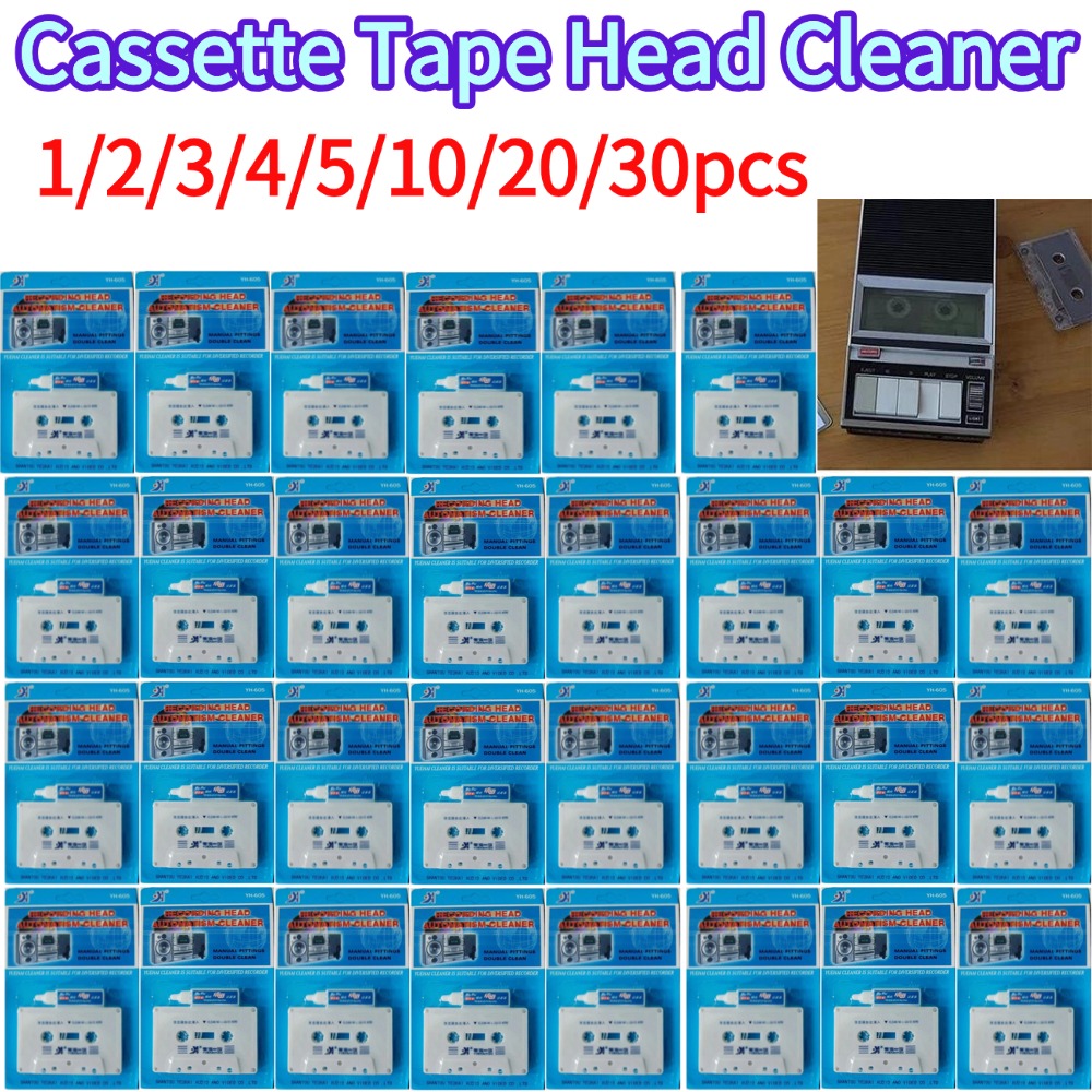 カセット テープ ヘッド クリーナー 消磁器キット オーディオ デッキ テープ プレーヤー レコーダー クリーナー液 L5F4 ヘッド プレーヤー カセット クリーナー