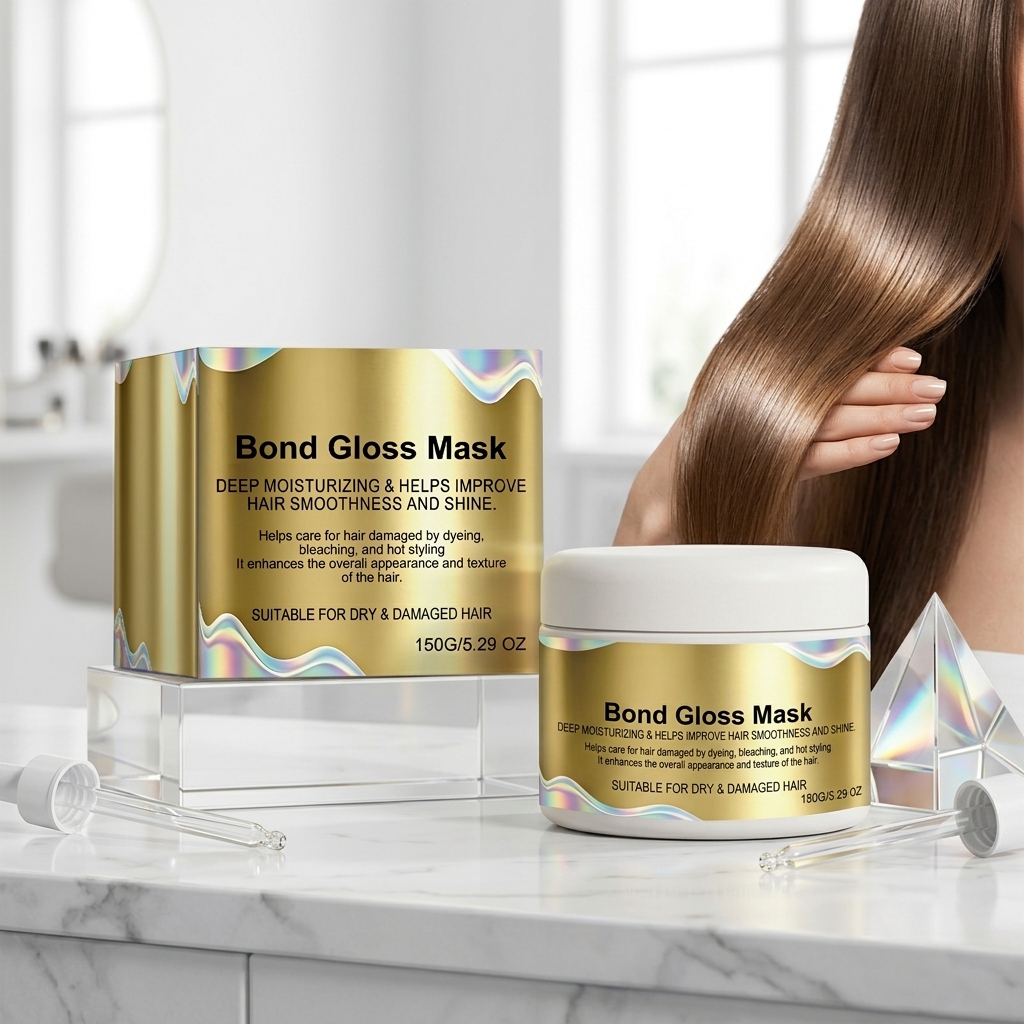ボンドグロスディープコンディショニングヘアマスク修復乾燥くすんだダメージヘア毛根を強化輝きを高め栄養を与える頭皮コンディショナー