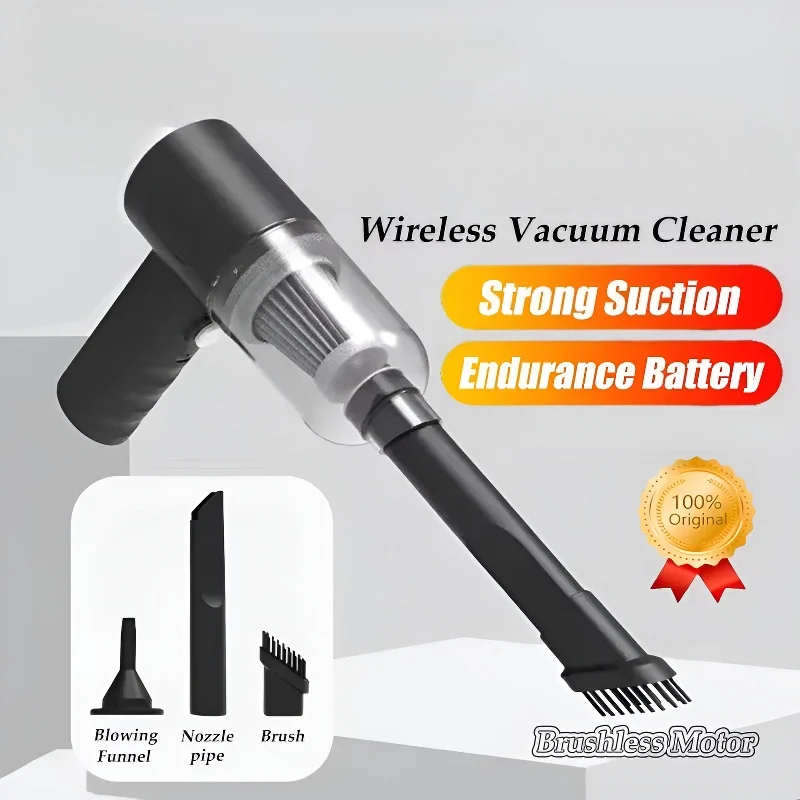 ワイヤレス車掃除機 USB 充電 1200mAh ポータブル掃除機ミニウェットおよびドライブロー掃除機家庭用