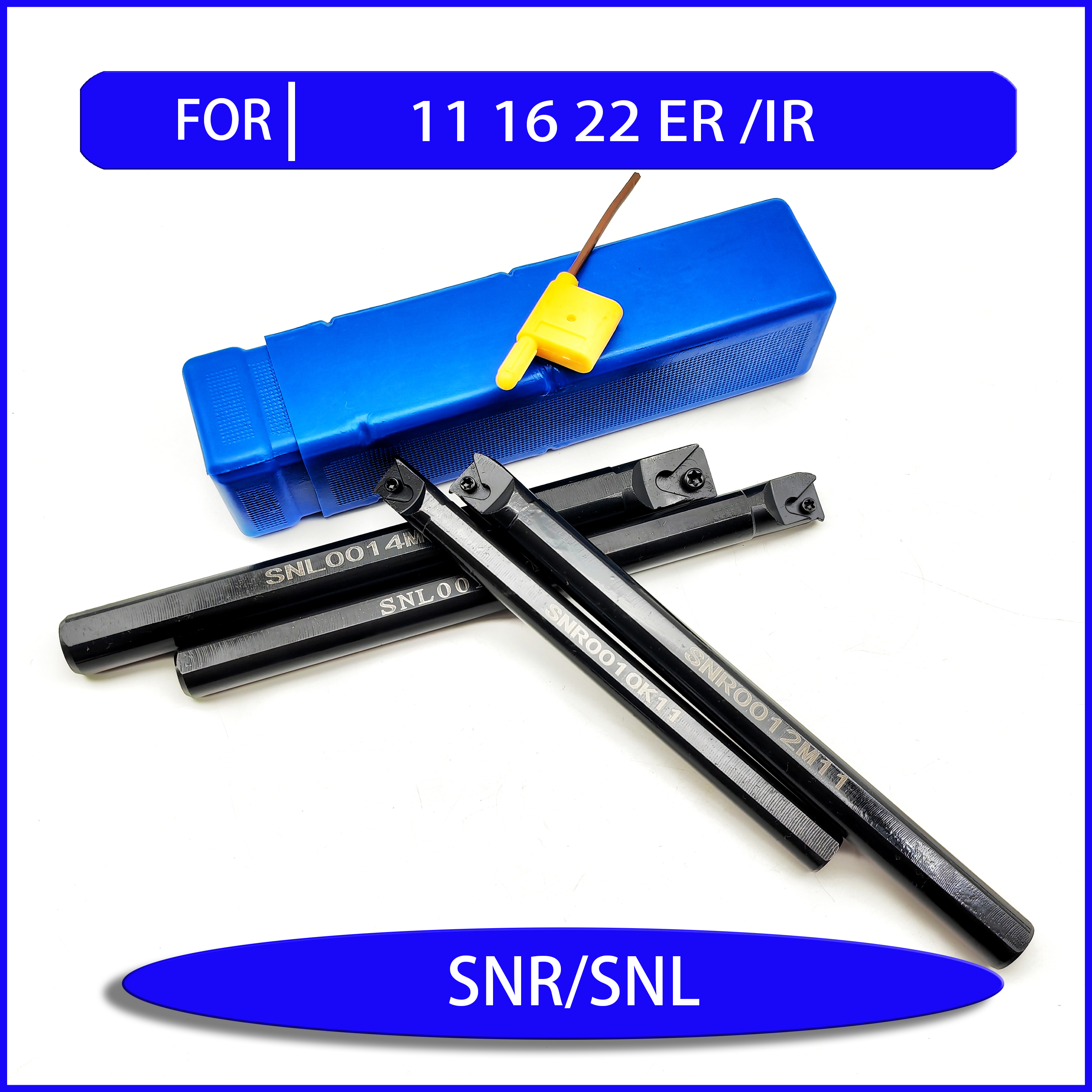 CNC 工作機械ホルダー SNR SNL 11 16 22 は、それぞれ 11 16 22ER IR インサートを使用した雌ねじ加工に適しています