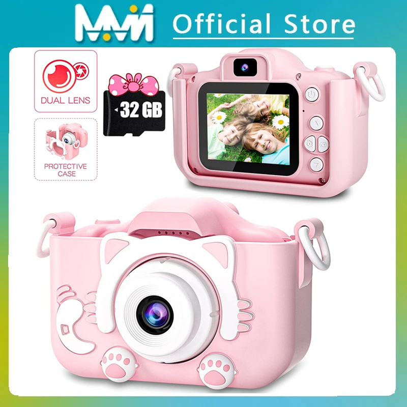 超かわいい子供用カメラ 1080P HD 幼児デジタルビデオカメラ 2.0 インチ子供用カメラ シリコンケース付きおもちゃ クリスマス用