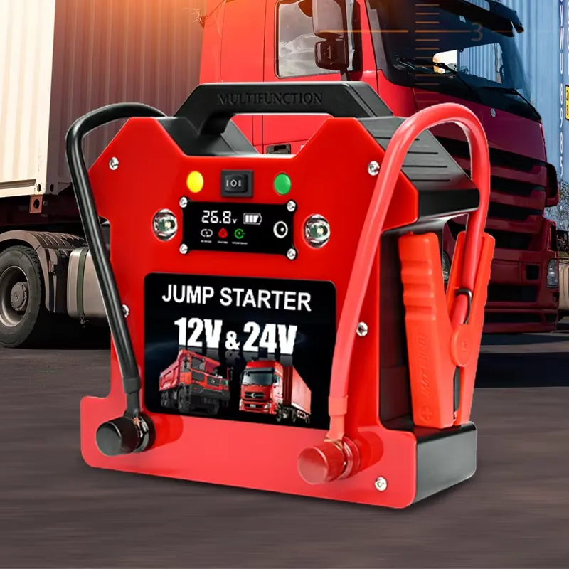 ハイパワージャンプスターター 12v 24v 80000mAh リチウムリン酸鉄ポータブルバッテリー LED 懐中電灯スパークプルーフ車用