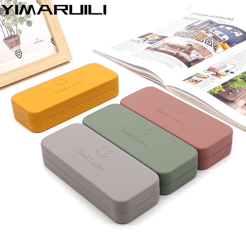 YIYIMARUILI 高品質ファッション超軽量メガネボックス大サイズシンプルな正方形のメガネボックス