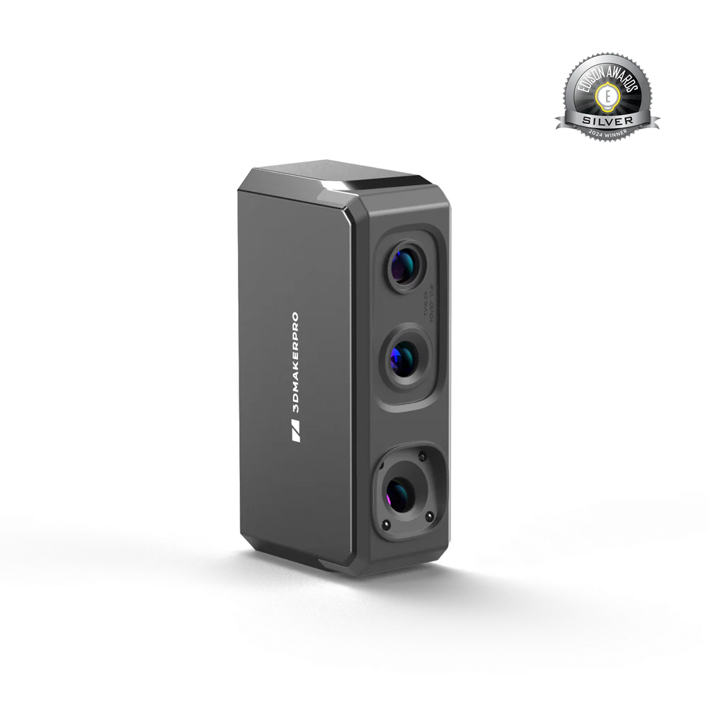 3DMAKERPRO Seal Lite 多軸ターンテーブル付き 3D スキャナー 0.02mm 精度 0.07mm 解像度 190g 軽量 Han3D スキャナー