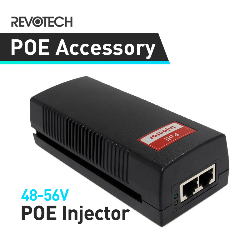 POE インジェクター 10/100Mbps 出力 48V-56V 30W 最大電源入力 100V-240V