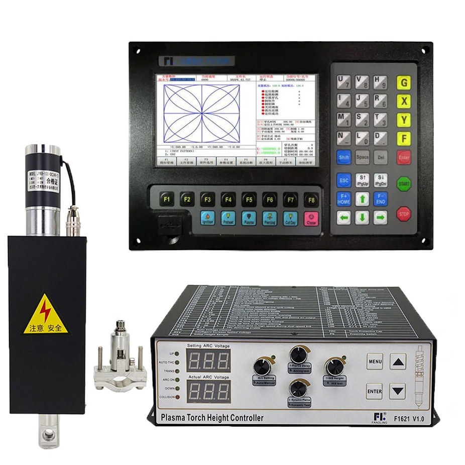 CNC プラズマコントローラーキット F2100B F1621 JYKB-100-DC24V-T3 2 軸カットマシントーチ高さ制御 CNC 部品用