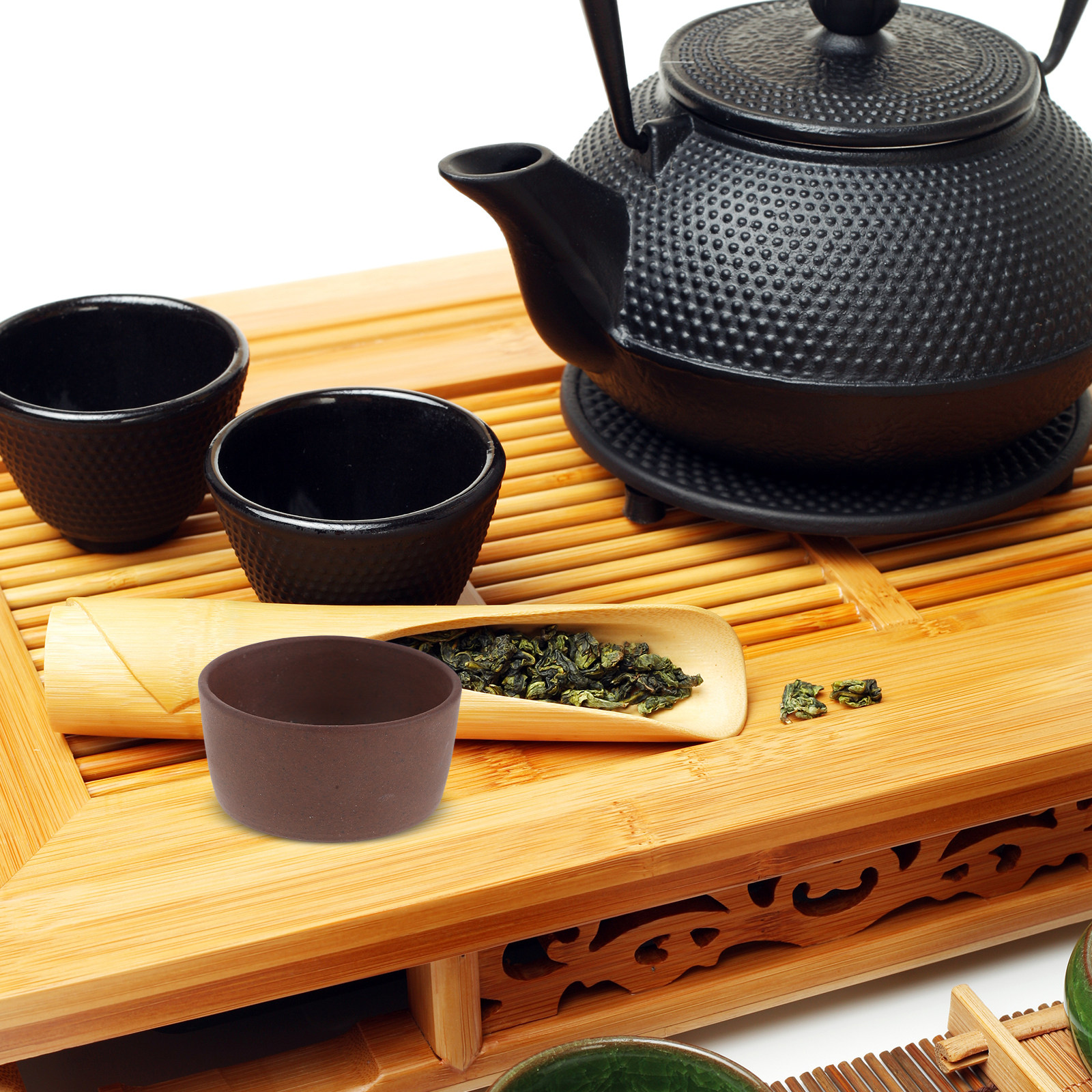 4 個の伝統的な中国の Zisha ティーカップセット天然多孔質粘土ミニシッピングカップ緑黒ウーロンプーアル茶自宅での試飲用