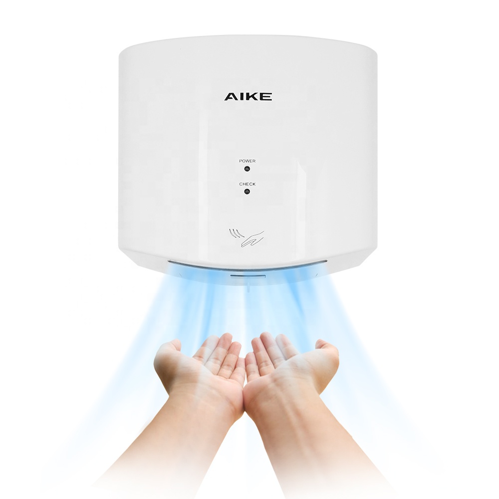 AK2630S 電気抗菌 ABS 壁掛け高速自動ハンドドライヤー省エネ商業ホテル家庭用
