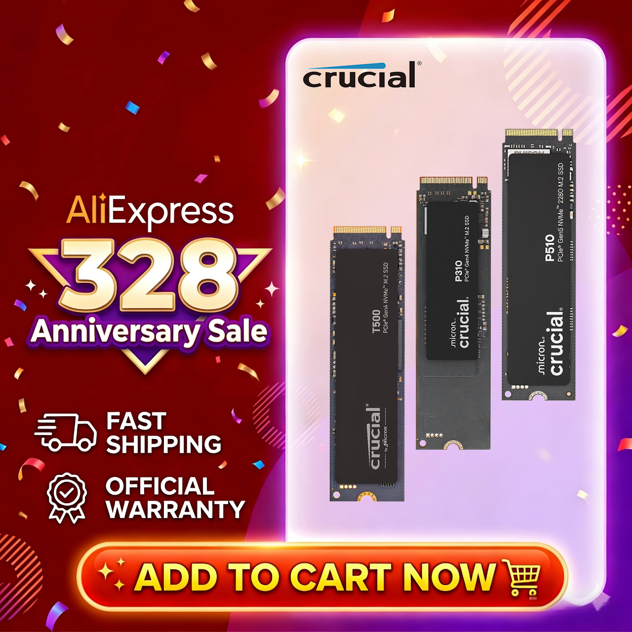 Crucial P3 Plus 1TB 2TB PCIe Gen4 NVMe M.2 SSD 内蔵ハードドライブ (OEM パッケージ)