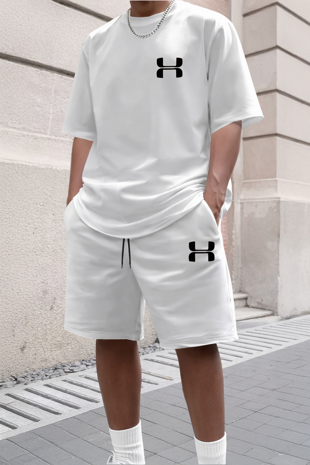 2026 新しいメンズスポーツウェア半袖 T シャツとスポーツショーツ夏カジュアルジョギングパンツセットメンズ 2 点セット