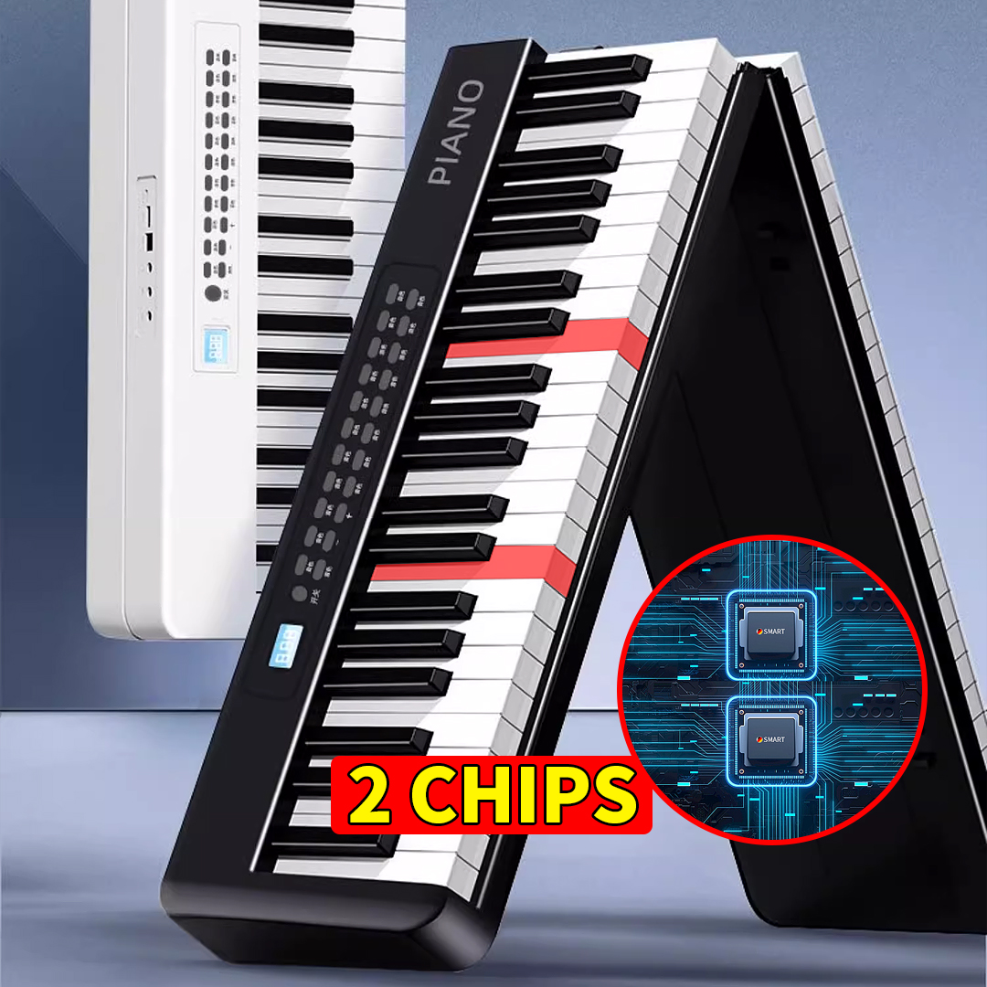 新しい折りたたみピアノ 88 キー Midi ミュージカルキーボードプロフェッショナル子供の音楽楽器大人の電子ポータブルシンセサイザー