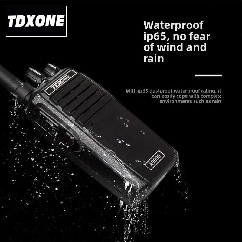TDXONE 2 個トランシーバーワイヤレスコピー周波数長距離 1-10 キロポータブルハム双方向ラジオ狩猟用