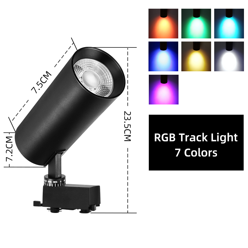 LED ディスコライトスポットライトセット RGB トラックライト AJ 器具舞台照明スポットランプ雰囲気パーティーライトバーダンスルーム KTV