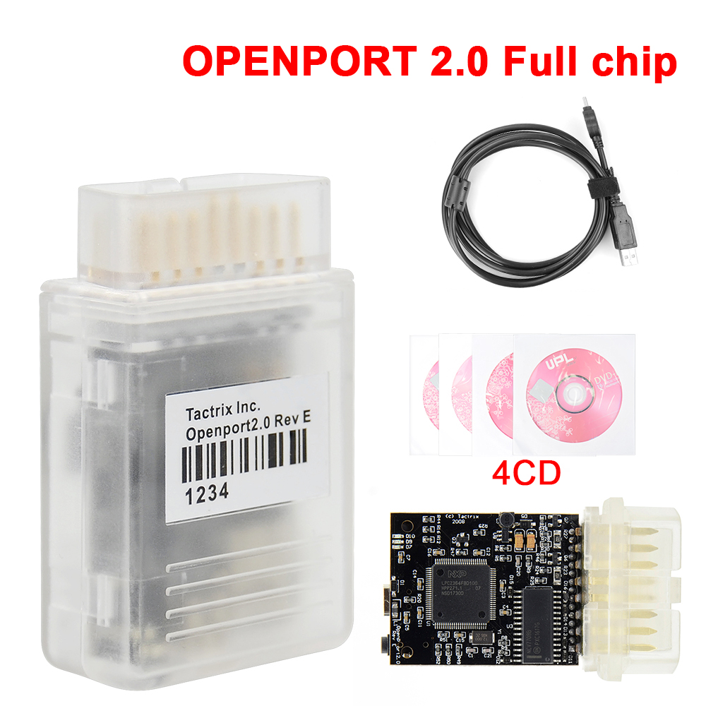 フルチップ Openport 2.0 ECU フラッシュオープンポート 2 0 自動チップチューニング OBD 2 OBD2 車診断ツール J2534 スキャナ
