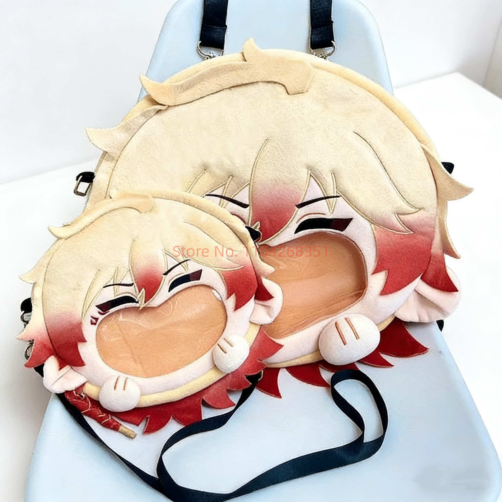 ゲーム Honkai スターレール Mydei コスプレぬいぐるみバッグ笑い顔透明 Itabag バックパック Mydeimos 旅行メッセンジャーかわいいバッグおもちゃ