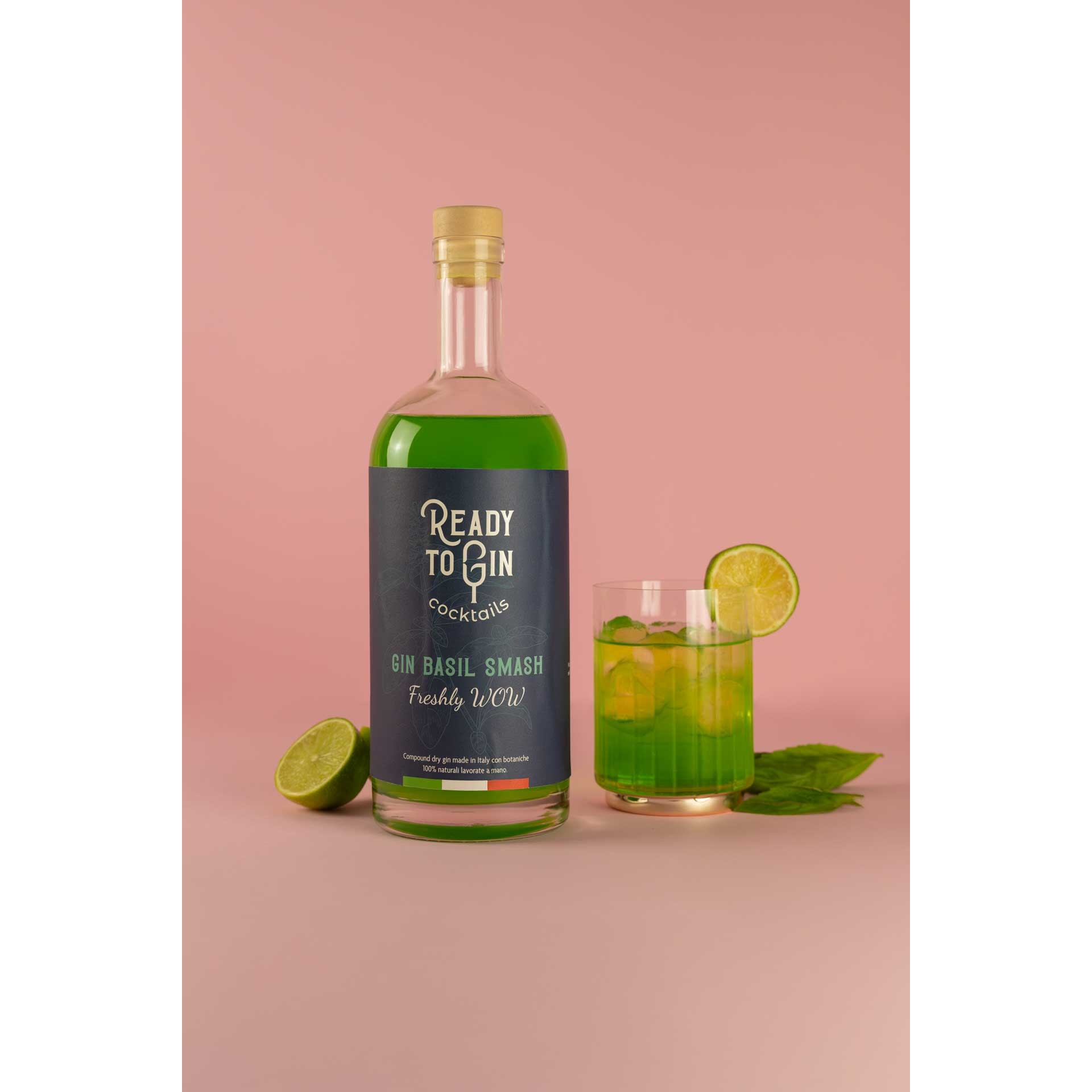 Ready To ジン バジル スマッシュ 1L グリーン カクテル すぐに飲める