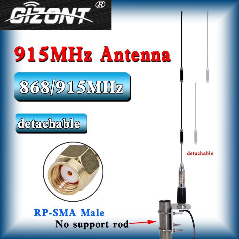 868MHz LoRa ステンレス鋼高利得アンテナ 915MHz 長距離アンテナ 923MHz RP SMA オスヘリウムマイナーアンテナ屋外オムニ
