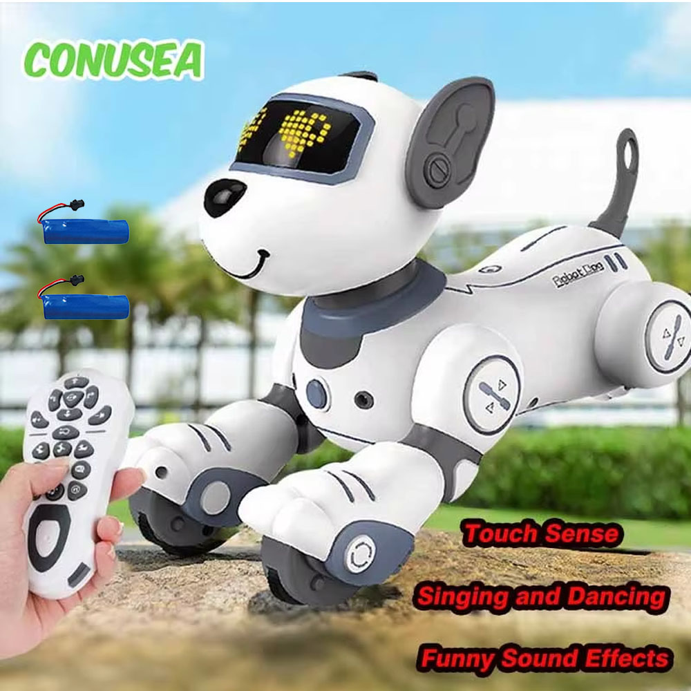 インテリジェントロボット犬面白い電子ロボットリモコンスタントスマートロボット子供男の子子供クリエイティブ誕生日ギフト
