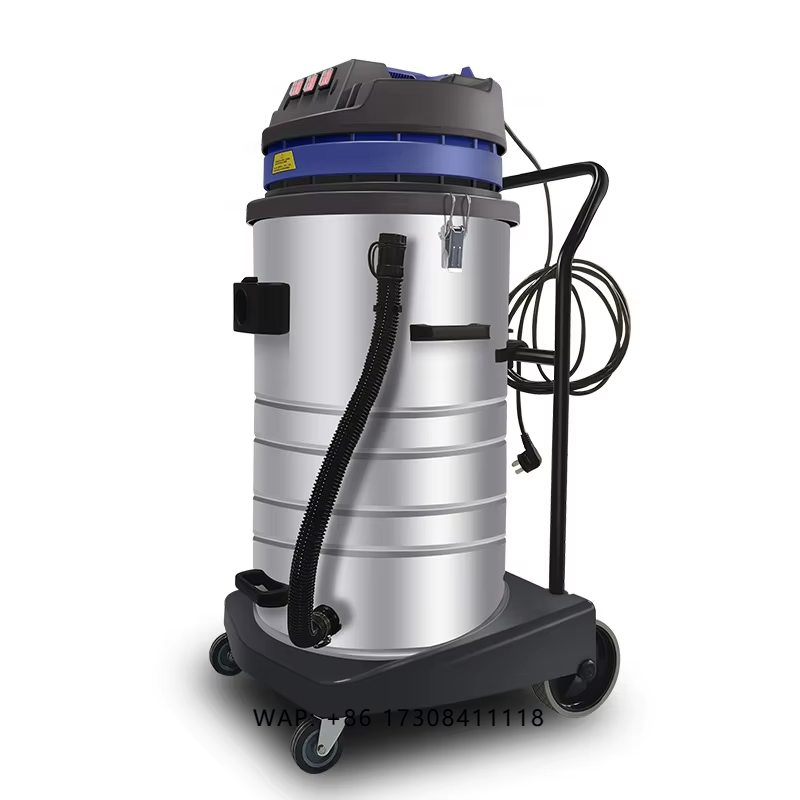 3.6kW 工業工場 ワークショップ ショッピングモール スーパーマーケット 80L 低ノイズ ウェット/ドライ ポータブル掃除機
