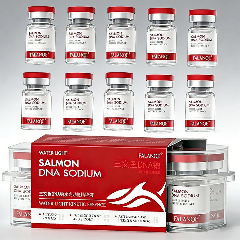 サーモン DNA ナトリウム抗しわ血清アンプルフェード小じわコラーゲンエッセンス顔の保湿美白引き締めスキンケア