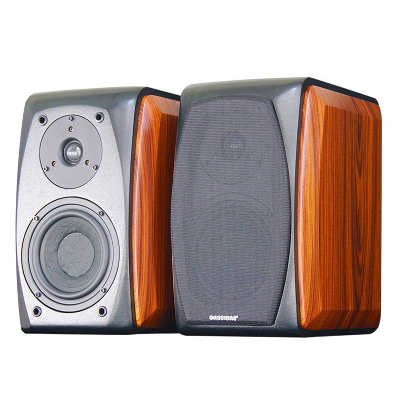 5 インチ 6.5 インチ HIFI パッシブブックシェルフスピーカー 2way オーディオマニア木製ホームパッシブスピーカー 200 ワット出力 4 インチツイーター