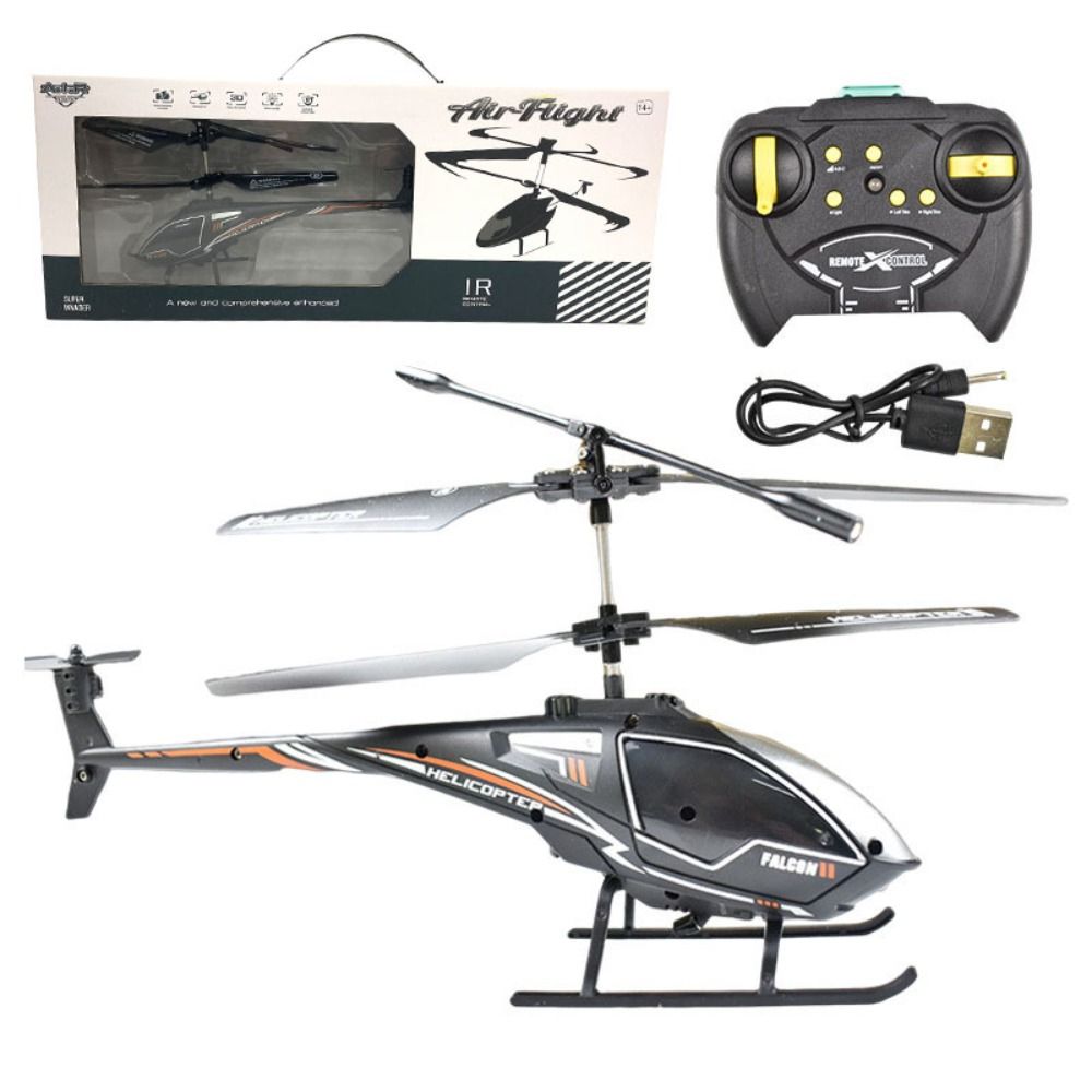 ミニプラスチック RC ヘリコプター白黄黒 USB 充電リモートコントロール飛行機 2.5 チャンネル充電式子供大人