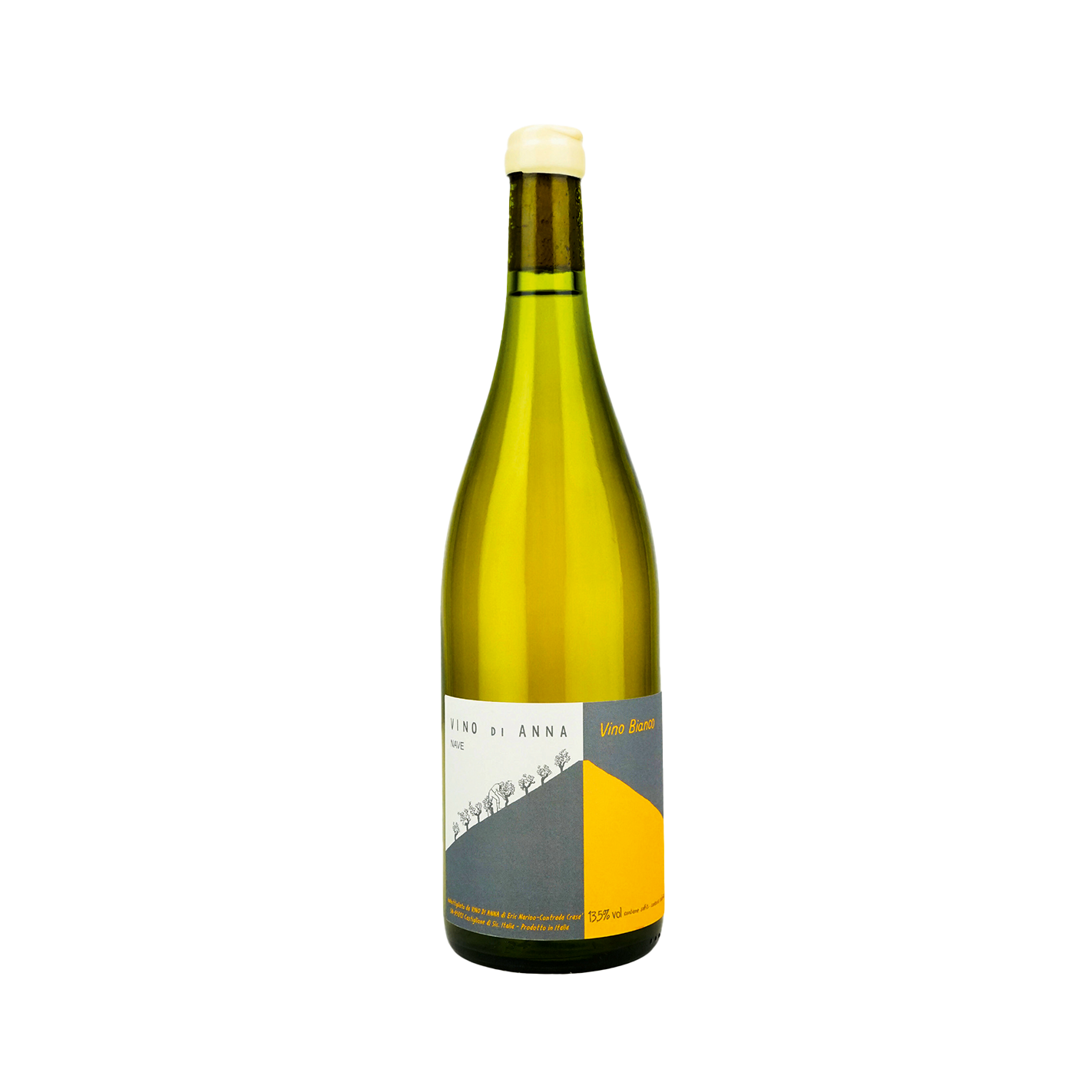 シチリア産ビオロジー白ワイン アンナズ-ビアンコ ナーヴェ-2022-75 Cl-13.5% ABV