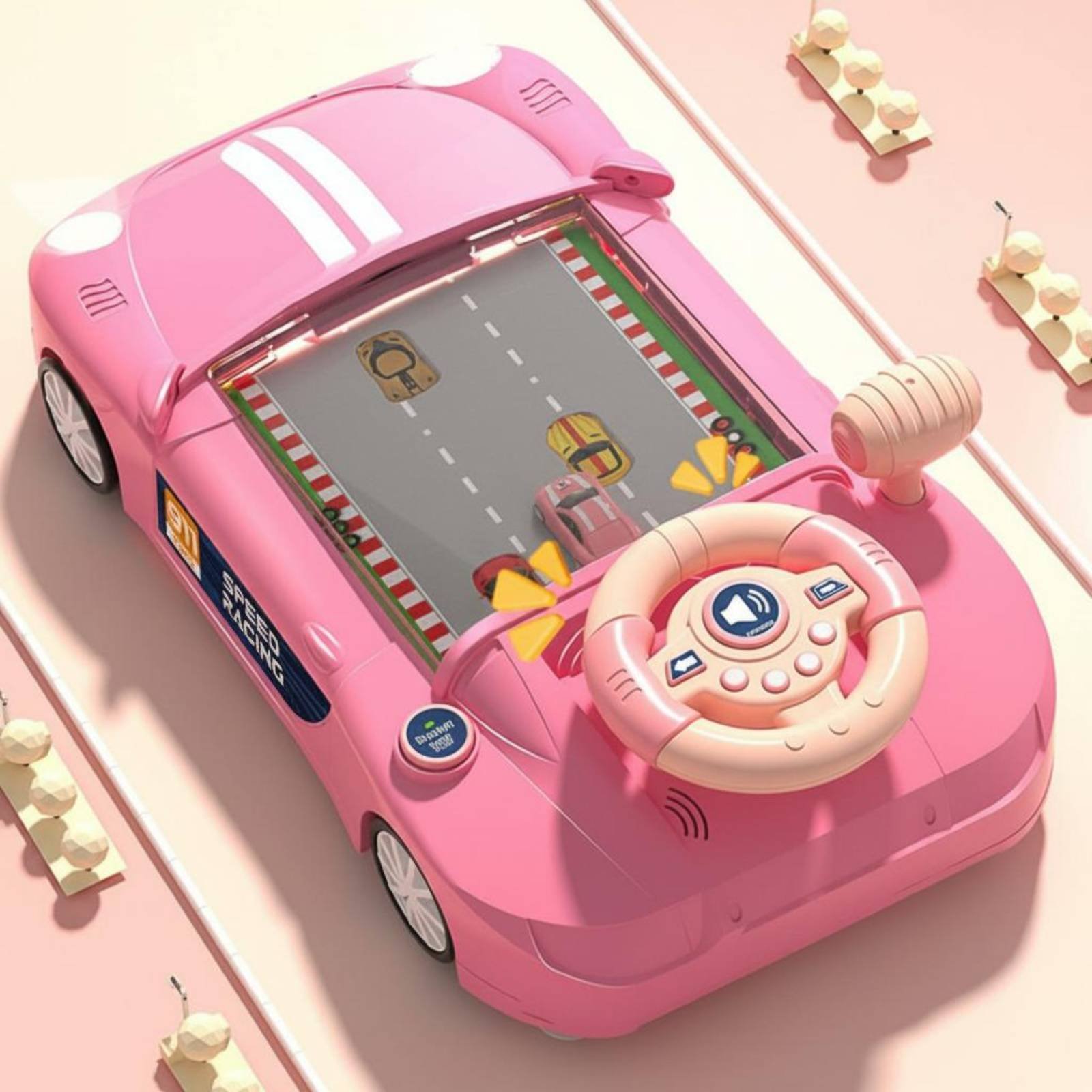 電気運転探検おもちゃ教育デスクトップカーコンテストゲームカーレースゲームゲームユニットインタラクティブ模擬運転