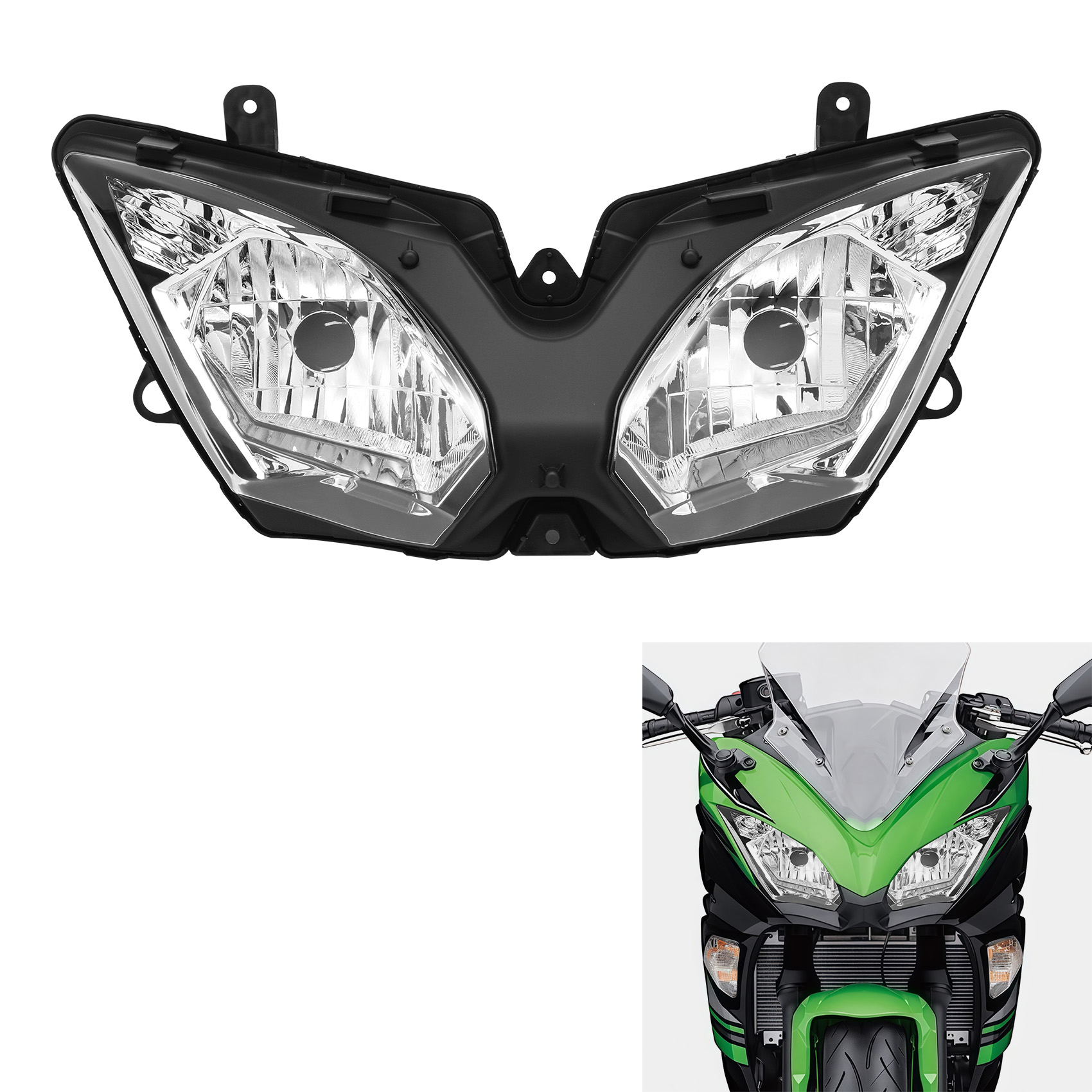 ヘッドライトアセンブリヘッドランプライトカワサキニンジャ 650 EX650 2017-2019