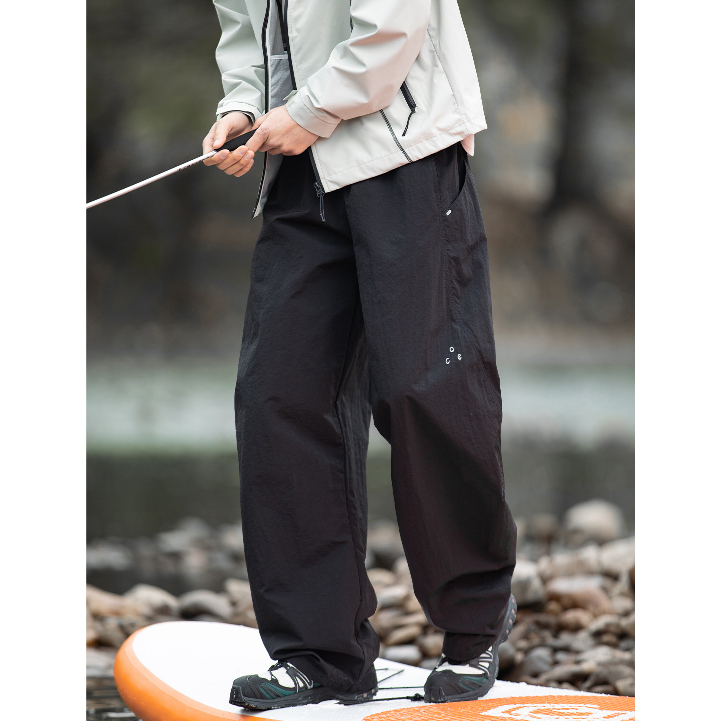 TFETTERS 2026 春の新着屋外カーゴパンツ男撥水防風特大湾曲刃 Techwear ズボン男性