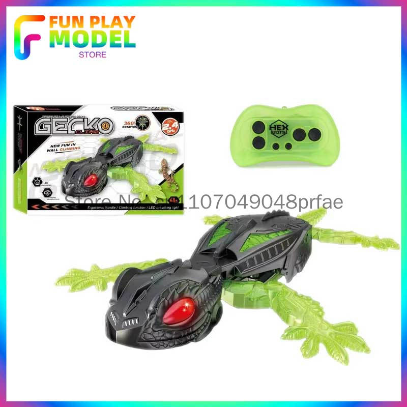 壁クライミング RC ヤモリおもちゃ電動リモコントカゲ壁クライミングカーヤモリ動物車ハロウィンおもちゃ