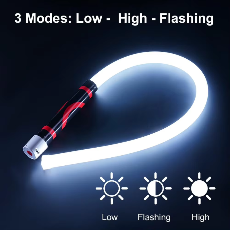 73 センチメートル柔軟な LED 懐中電灯スティック充電式作業灯プロのメカニックツール車の修理エンジンベイ検査ランプ