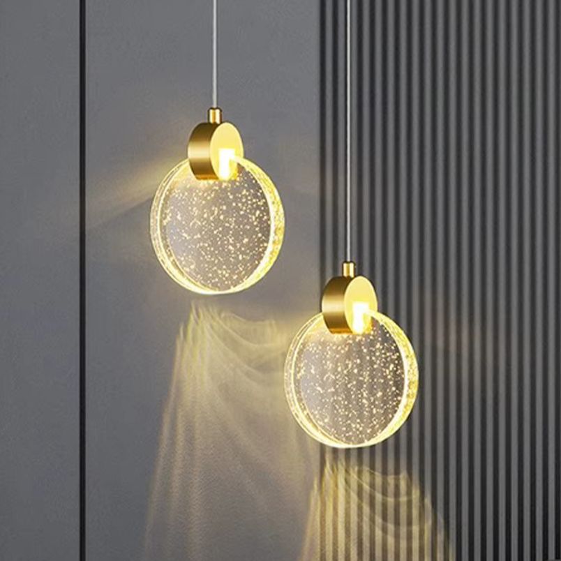 LED 北欧ランプモダンなクリスタルシャンデリア光沢寝室の研究ダイニングルームライト家の装飾ペンダントランプベッドサイドランプ