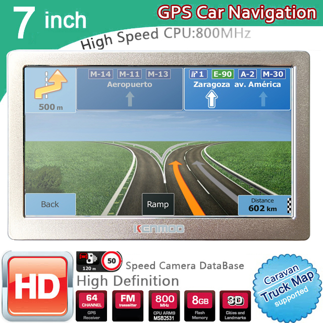 7 インチ HD GPS ポータブルナビゲーション 2026 マップヨーロッパロシア車トラックキャンプキャラバンナビゲーター衛星ナビ無料生涯マップ S20