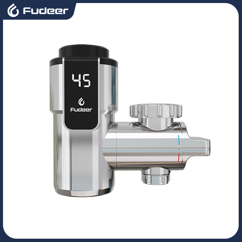 Fudeer 3400 ワット 220 ボルト電気温水加熱タップコネクタインスタント温水蛇口アダプタ無料インストールタンクレス給湯器