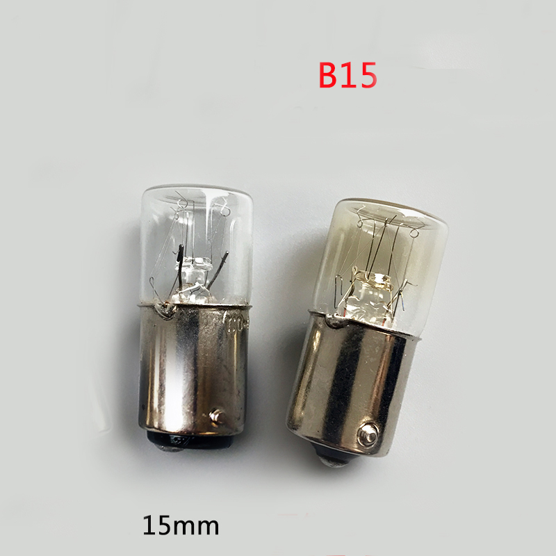 B15D B15S 10 ワット 110 V 220 V 工作機械アラームインジケータランプ電球ウォームホワイト計器信号インジケータライト 5 個