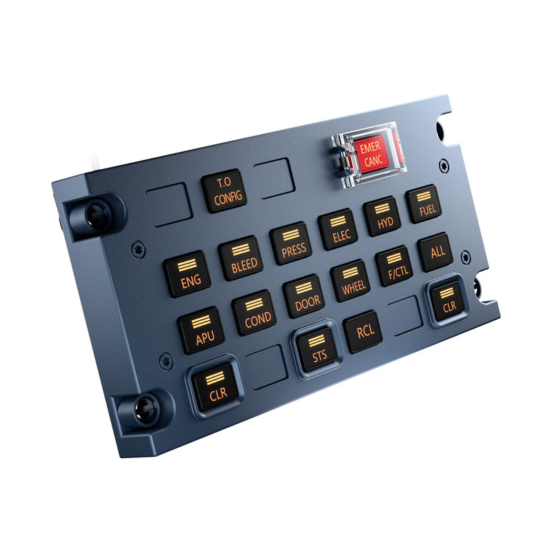 フライト シミュレーション ゲーム コントロール パネル 32 ECAM Xplane MSFS 2020 2024、WINWING 用