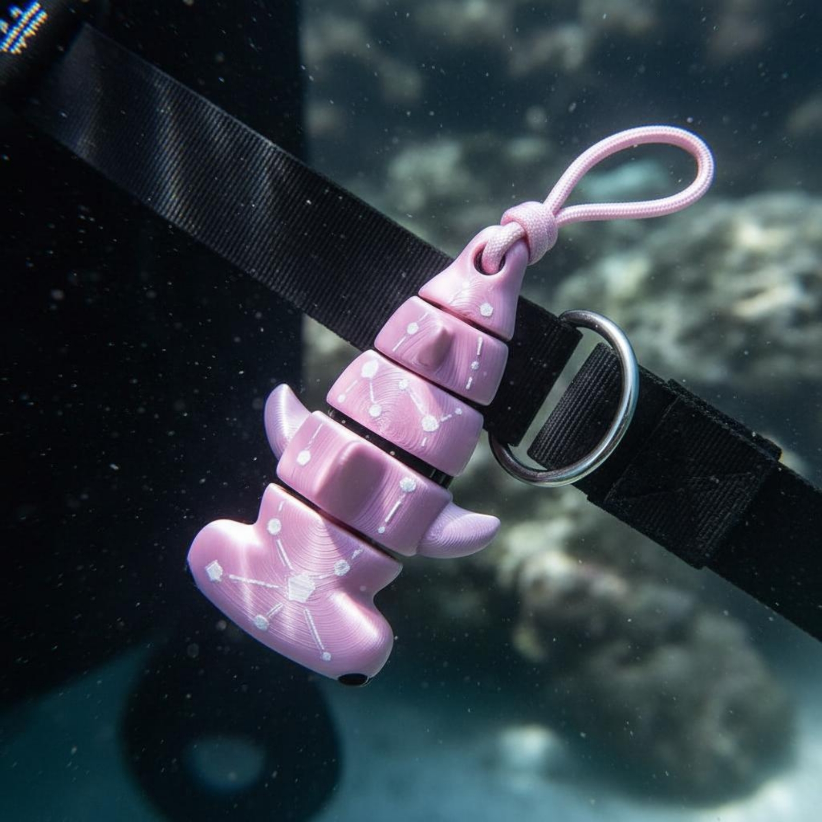 BCD チャーム可動ジョイント水中人形ダイビングチャーム浮力ブイスポーツアクセサリーシュノーケリング用ストラップ