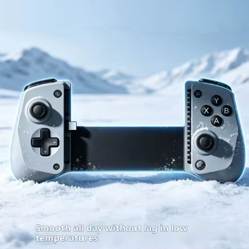 X5LType-C 伸縮性モバイルゲームコントローラーホール効果ジョイスティックゼロ遅延有線ゲームパッド Android iPhone 15 クラウドゲーム用