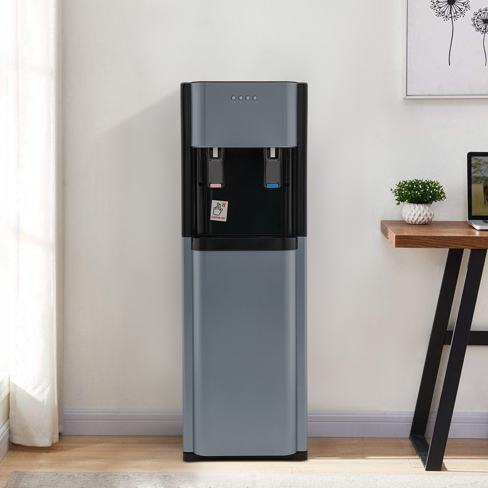 5ガロンボトルウォーターディスペンサー用ボトムローディングウォーターディスペンサー、加熱および冷却機能付き、ホームオフィスリビングルーム用