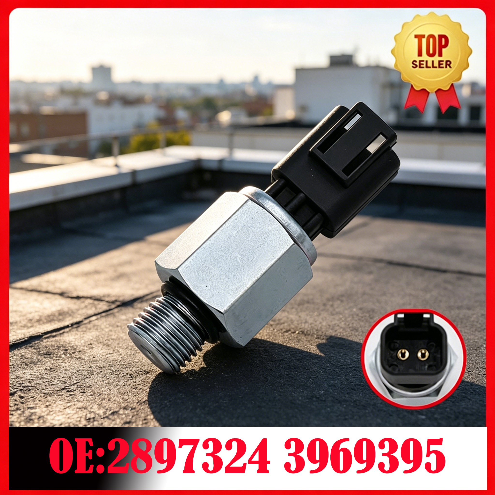 OE 3969395 2897324 High Quality Oil Pressure Sensor Switch Fits for Cummins Truck 6B ISBE ISDE ISF3.8 ISB5.9 Diesel Engine Parts
