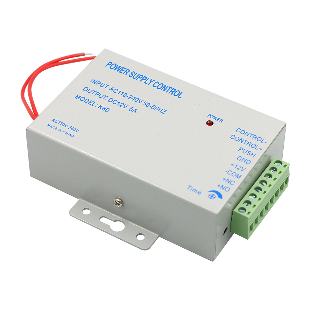 DC12V アクセス制御電源供給装置 5A 3A 出力 AC110V-240V 入力電源サプライヤーアダプター、ビデオインターコムシステム用