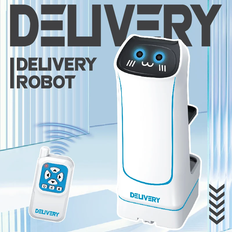 配送ロボット RC おもちゃ、全方向移動、缶用取り外し可能なベース