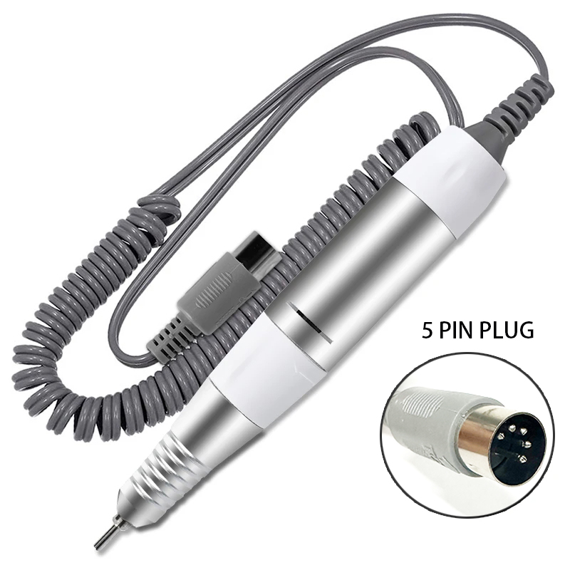 LNWPYH 35000rpm 5 ピンプラグ電気ネイルドリルマシンハンドルハンドピースペディキュア交換ペンマニキュア美容ツールアクセサリー